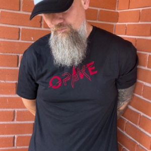 Opake logo. Trucker style hat.